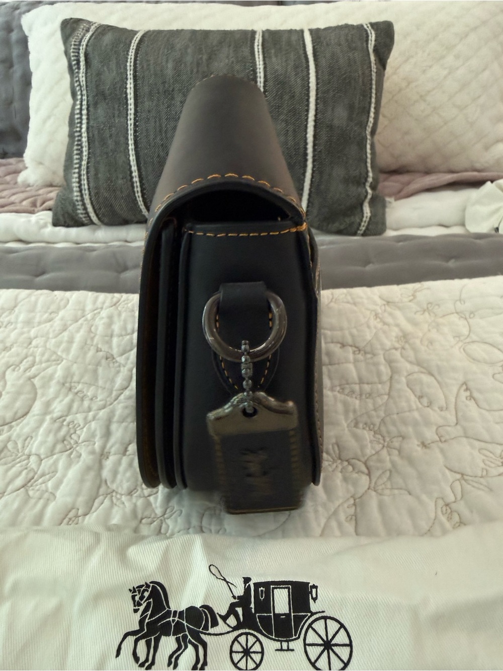 NWT Coach Saddle 23 1941 Black - Picture 2 of 11